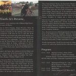Xiaofu's concert-program
